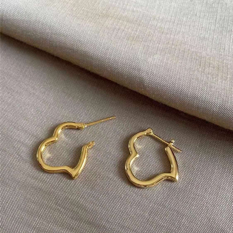 Wunderschöne 750 Gelbgold Leichte Luxus-Ohrringe für Frauen