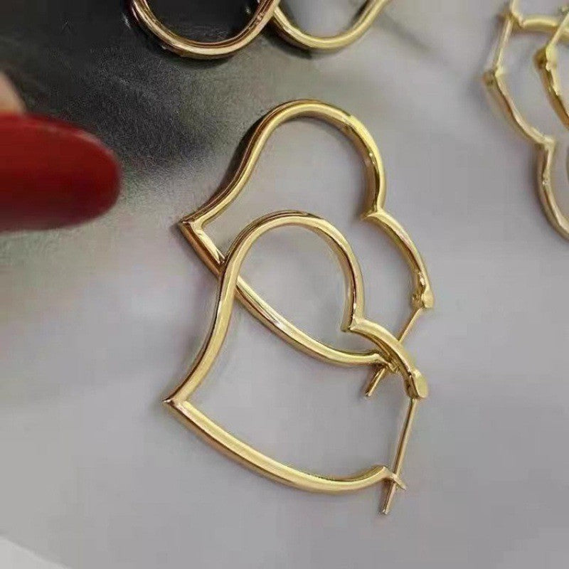 Wunderschöne 750 Gelbgold Leichte Luxus-Ohrringe für Frauen