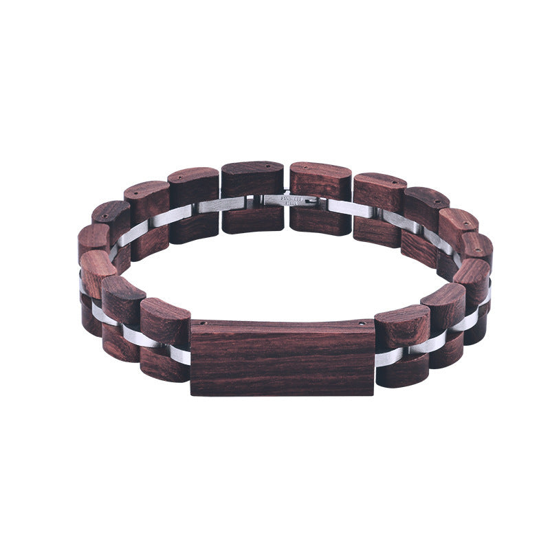 kraftvolles Holz Armband ! Ebenholz, Rotem Sandelholz, Zebra Holz !