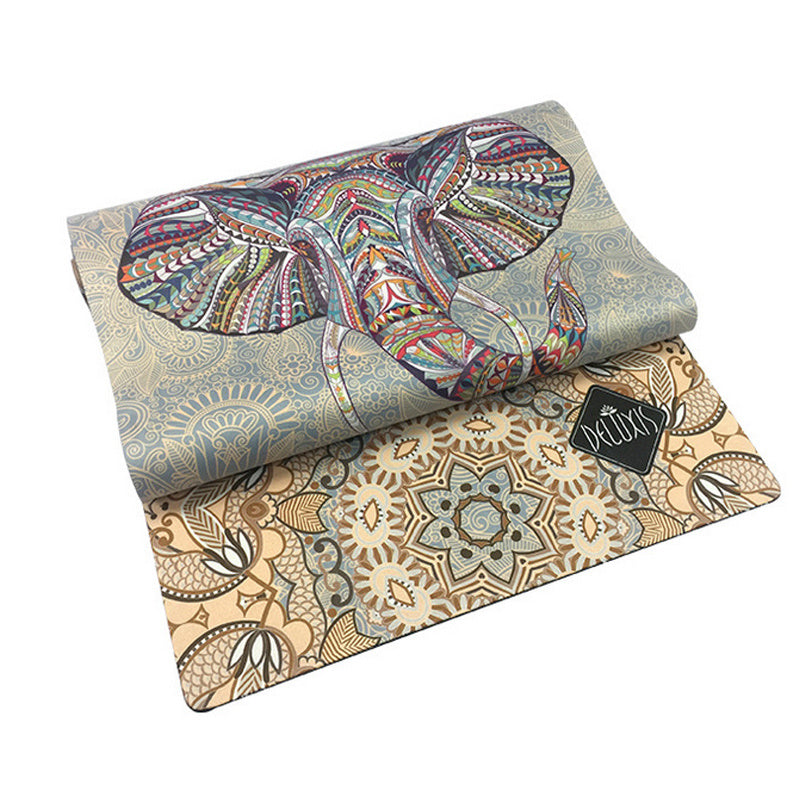 Luxus Yoga-Matte aus Wildleder und Natur-Kautschuk, sehr beliebt !