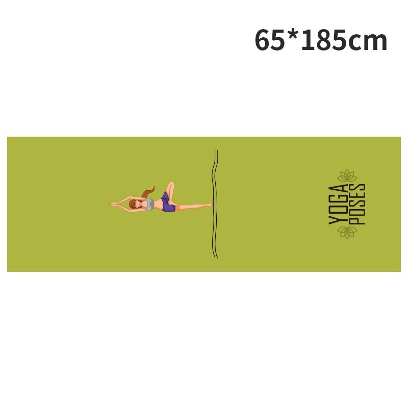 Bedrucktes Yoga-Handtuch, rutschfest und umweltfreundlich und beliebt !
