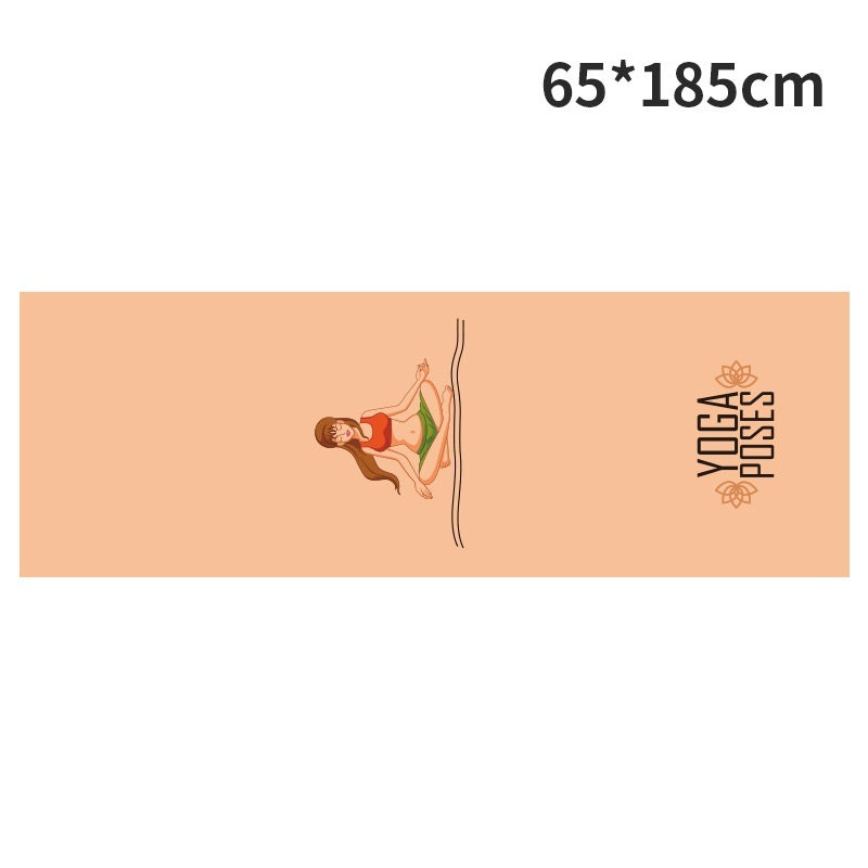 Bedrucktes Yoga-Handtuch, rutschfest und umweltfreundlich und beliebt !
