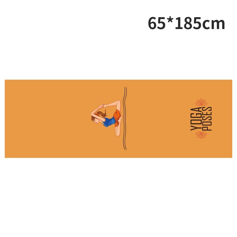 Bedrucktes Yoga-Handtuch, rutschfest und umweltfreundlich und beliebt !