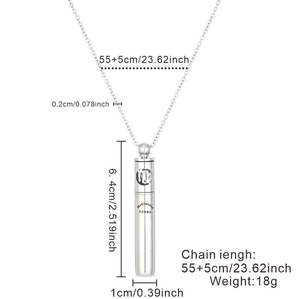 Neu ! Hertz Frequenz (528Hz oder 417Hz) Halskette mit Sternzeichen Anhänger !