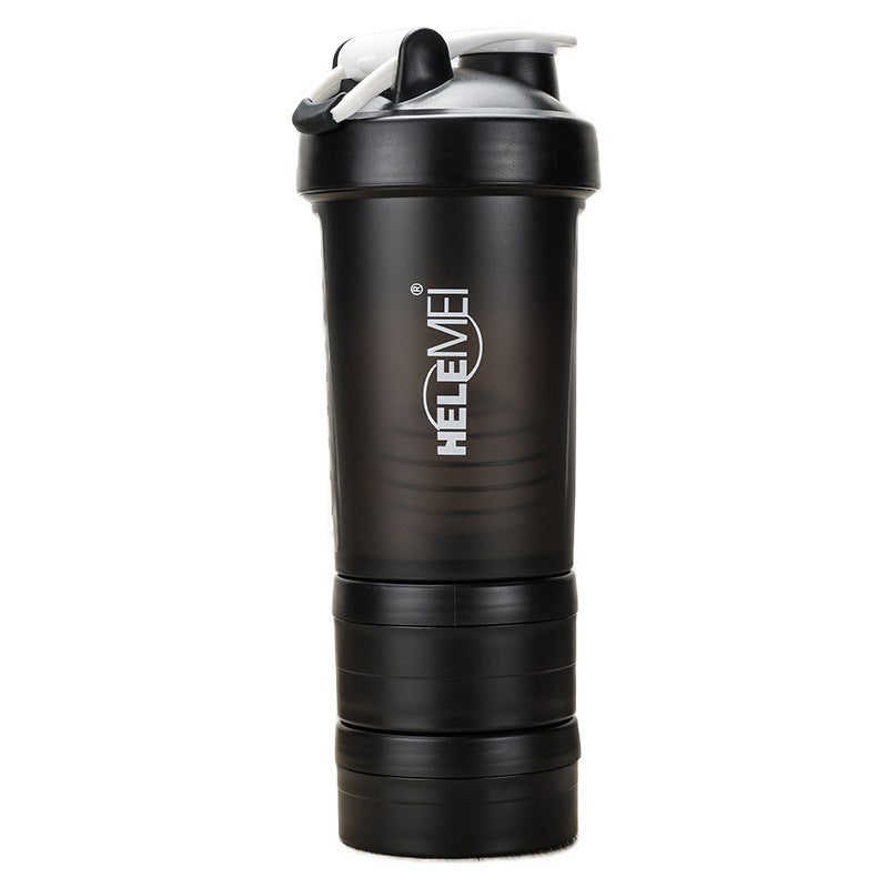 Shaker Flasche 600ml mit Dose für Proteinpulver !