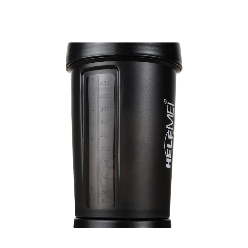 Shaker Flasche 600ml mit Dose für Proteinpulver !