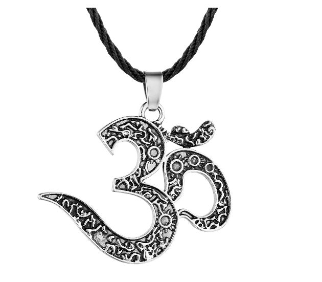 OM Halskette Ethnische Halskette Meditation Yoga Schmuck