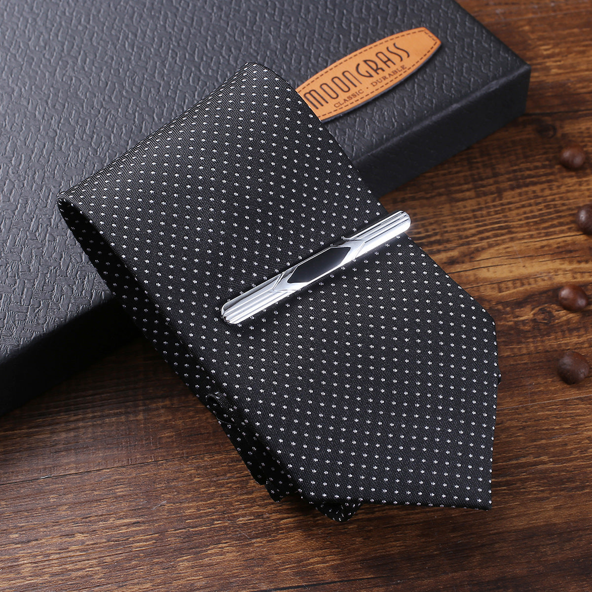 Fashion Boutique Geschenk-SET mit Krawatte und Gürtel für Herren in verschiedenen Designs