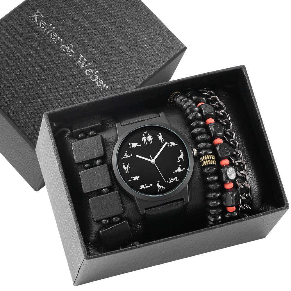 Spicy Geschenk-Box mit Quartz Uhr und Armbändern