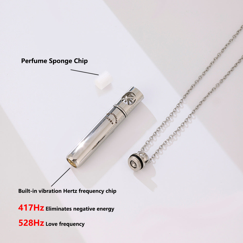 Neu ! Hertz Frequenz (528Hz oder 417Hz) Halskette mit Sternzeichen Anhänger !